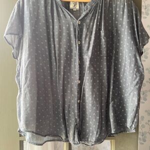 Bsbee Cotton Ollie Shirt in Black Print Size Large